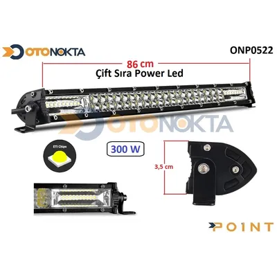 Off Road Sis İnce Çift Powerled 86 cm 300W