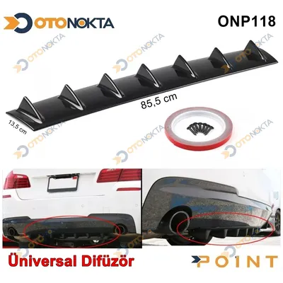 Üniversal Difüzör Piyano Black Siyah 85 cm