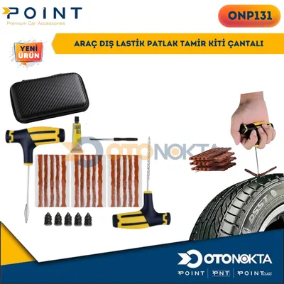 Araç Dış Lastik Tamir Patlak Kiti Çantalı