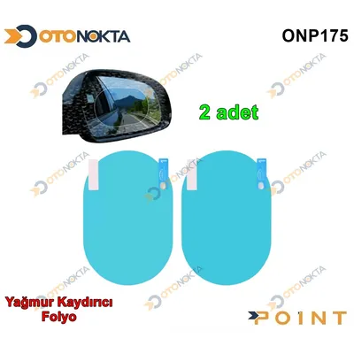 Yağmur Kaydırıcı Folyo Oval Ayna için