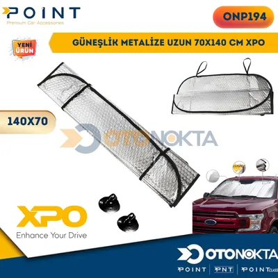 Güneşlik Metalize Uzun 70x140 cm Xpo