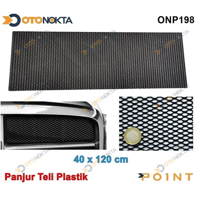 Panjur Teli 120CMX40CM Plastik Siyah