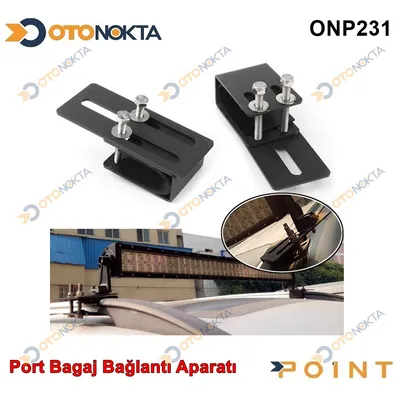 Port Bagaj LED Bar Bağlantı Ayağı Braket 2'li