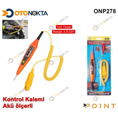 Kontrol Kalemi Akü Ölçer Ekranlı