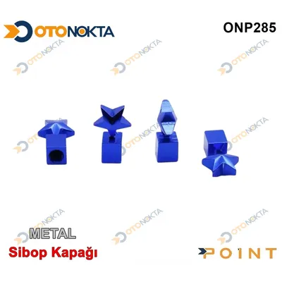 Sibop Kapağı 4'lü Star Mavi