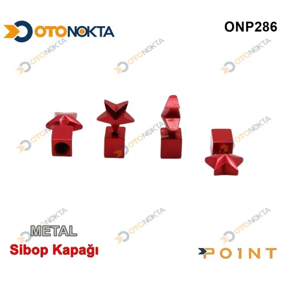 Sibop Kapağı 4'lü Star Kırmızı