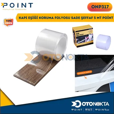 Kapı Eşiği Koruma Folyosu Sade Şeffaf 5 mt – görsel 2