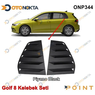 Volkswagen Golf 8 Kelebek Camı Plastik Kapağı Sport