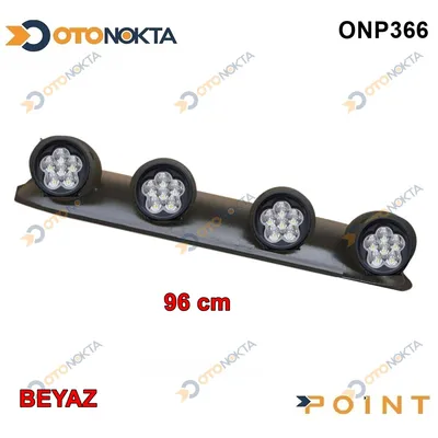 Off Road Sis 4'lü 96 cm Yuvarlak Ledli Beyaz