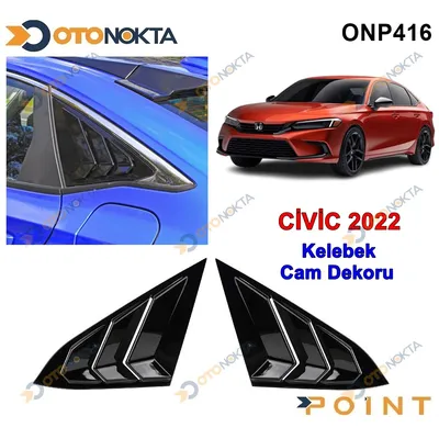 Kelebek Honda Izgarası Piyano Black Civic 2022+