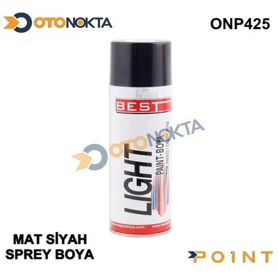 Boya Mat Siyah Sprey