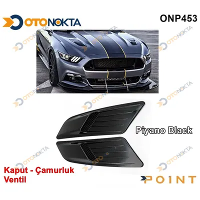 Kaput Üstü Dekor Ventil Siyah