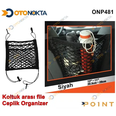 Koltuk Ara File Tek Cepli Siyah
