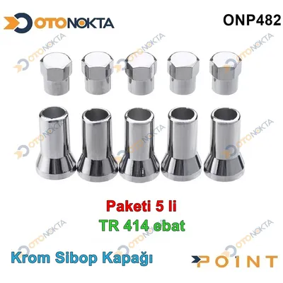 Sibop Kapağı Krom Borulu 5'li 414