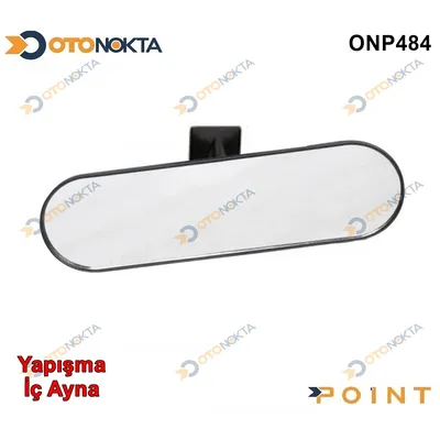 Ayna İç Yapışmalı Oval 270 mm Siyah