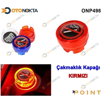 Çakmaklık Kapağı Kırmızı No Smoking