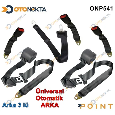 Emniyet Kemeri Üniversal Arka Otomatik