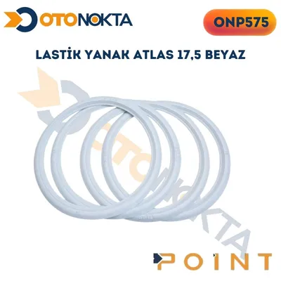 Lastik Yanak Atlas 17,5 Beyaz