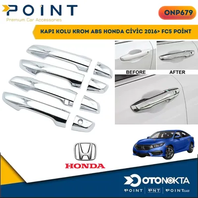 Kapı Kolu Krom ABS Honda Civic 2016+ FC5