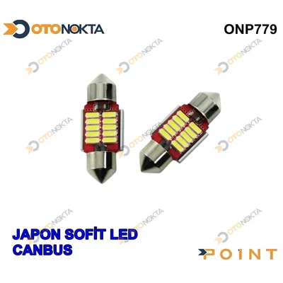 Sofit Lamba Japon 10 LED Canbus Beyaz