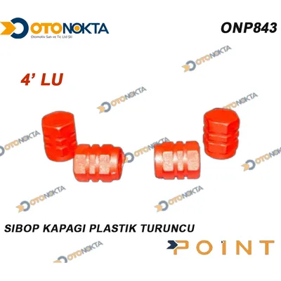 Sibop Kapağı 4'lü Plastik Turuncu