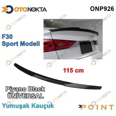 Spoyler Üniversal Piyano Black 115 cm F30 Sport