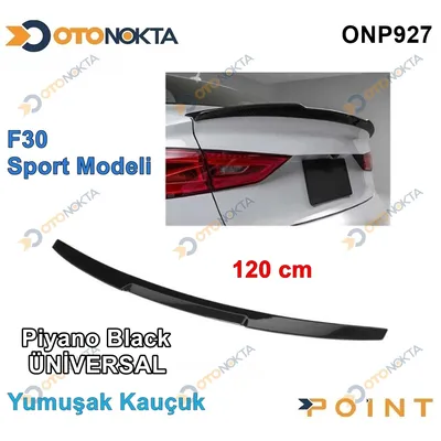 Spoyler Üniversal Piyano Black 120 cm F30 Sport
