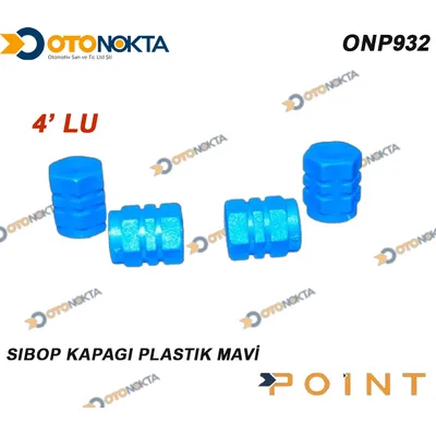 Sibop Kapağı 4'lü Plastik Mavi