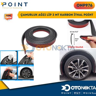 Çamurluk Ağzı Lip 3 mt Karbon