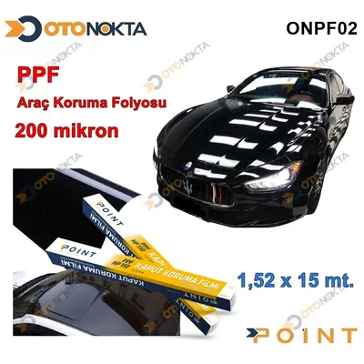 Kaput Koruma PPF Siyah 200 Mikron 1,52*15mtr