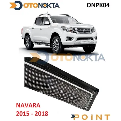 Cam Rüzgarlığı Benekli Siyah Nissan Navara 2015