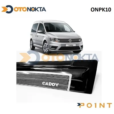 Cam Rüzgarlığı Benekli Siyah Volkswagen Caddy
