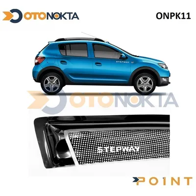 Cam Rüzgarlığı Benekli Siyah Dacia Stepway
