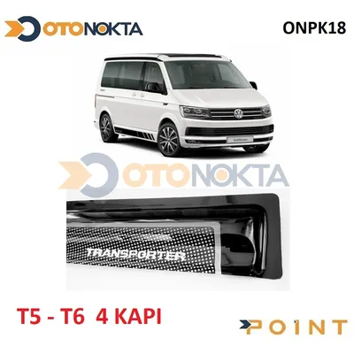 Cam Rüzgarlığı Benekli Siyah VW T5 4'lü