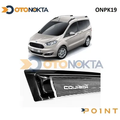 Cam Rüzgarlığı Benekli Siyah Ford Courier