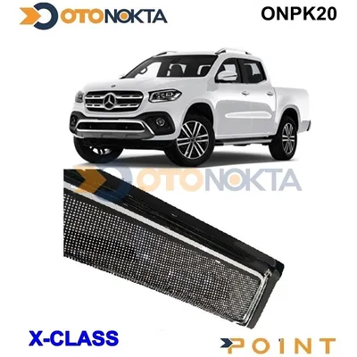 Cam Rüzgarlığı Benekli Siyah Mercedes X-Class