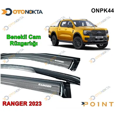 Cam Rüzgarlığı Benekli Siyah Ford Ranger 2023