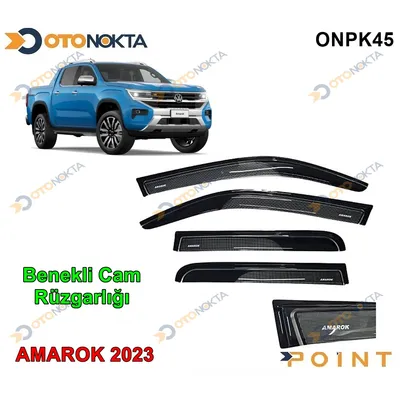 Cam Rüzgarlığı Benekli Siyah Volkswagen Amarok 2023
