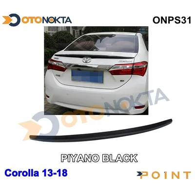 Spoyler Anatomi Piyano Siyah Toyota Corolla 13-18