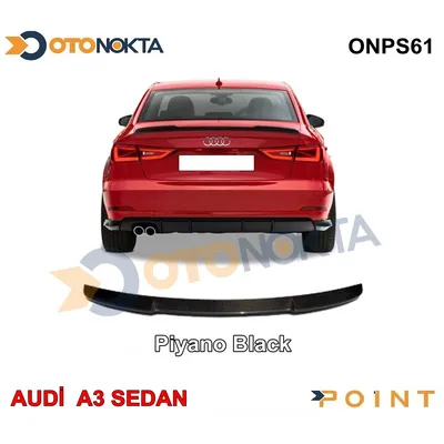 Spoyler Anatomi Piyano Siyah Audi A3 Sport