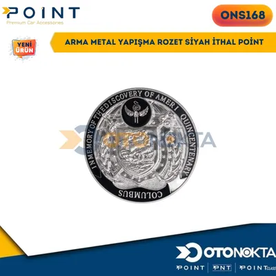 Arma Metal Yapışma Rozet Siyah