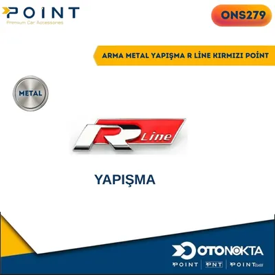 Arma Metal Yapışma R Line Kırmızı