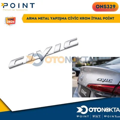 Arma Metal Yapışma Civic Krom
