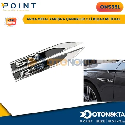 Arma Metal Yapışma Çamurluk 2'li Bıçak RS