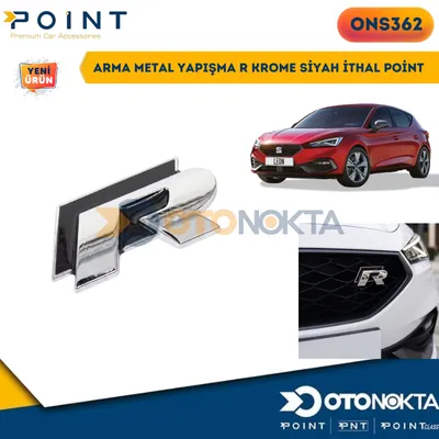 Arma Metal Yapışma R Krome Siyah