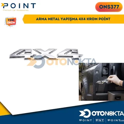 Arma Metal Yapışma 4x4 Krom
