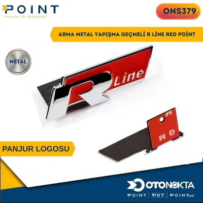Arma Metal Yapışma Geçmeli R Line Red