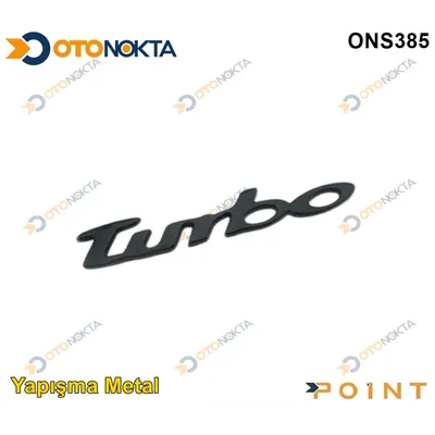 Arma Yapışma Metal Turbo Siyah