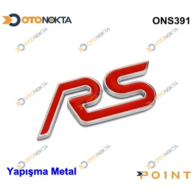 Arma Metal Yapışma Ford RS Kırmızı