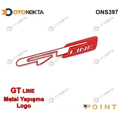 Arma Metal Yapışma Gti Line Krom Kırmızı
